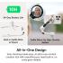 Insta360 Flow 2 Pro Creator Bundle Grey - Foldable AI Phone Gimbal, Apple DockKit, 360º Pan Tracking, Free Tilt Mode, Built-in Tripod/Selfie Stick, Portable Vlog/Travel Stabilizer, Spotlight, MagSafe - White